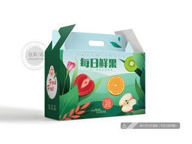 水果包装 平面图