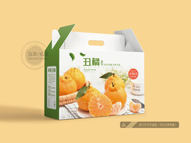 丑橘包装 平面图