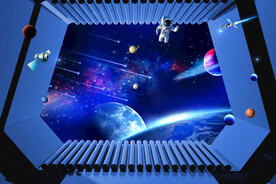 星空立体画