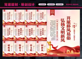 移风易俗展板