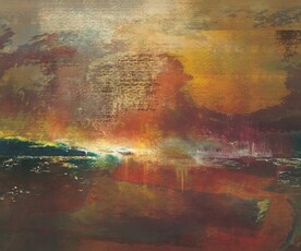 抽象北欧油画玄关