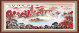 客厅山水画