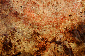 红锈迹底纹背景大图红黄氧化石壁