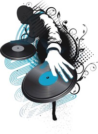 DJ打碟矢量文件