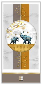 装饰画 玄关画大象