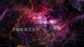抽象3D星云艺术空间动画素材
