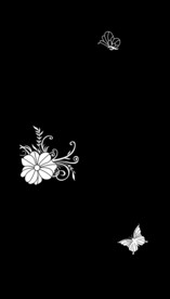 高清分层透明底白花打印图