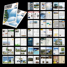 公司展示内刊word设计模板