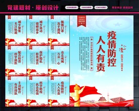 疫情防控展板