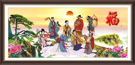 八仙祝福图