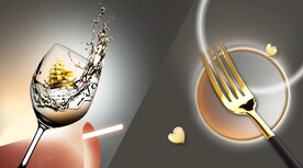 装饰画 红酒杯 光影画