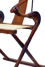 清中期黄花梨圈背交椅