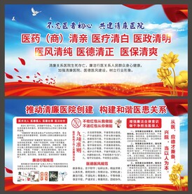 清廉医院宣传栏