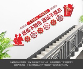 退役军人文化墙