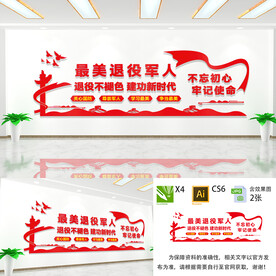 退役军人文化墙