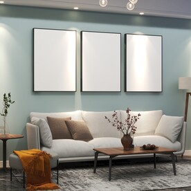 客厅装饰画背景墙效果图样机设计