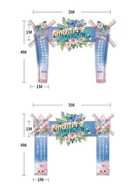 春季夏季踏青门头