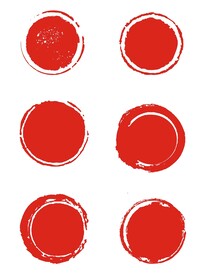 中国风印章边框中式文字框