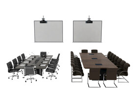 会议桌3d模型