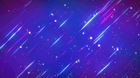 流星发光对角线速度线闪烁动画