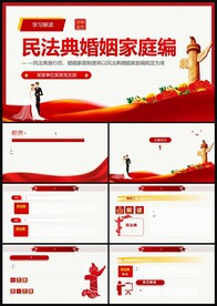 民法典婚姻家庭编学习解读PPT