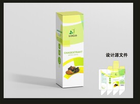 白桦茸包装效果图和平面图 