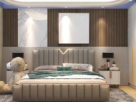 卧室装饰画 挂画样机 效果图 