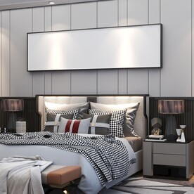 卧室装饰画 挂画样机 效果图