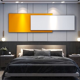 卧室装饰画挂画样机效果图设计