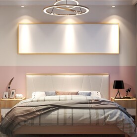 卧室装饰画挂画样机效果图设计