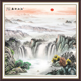 江山如画国画山水