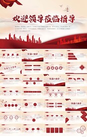 热烈欢迎上级领导莅临指导PPT