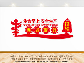 安全施工背景墙