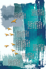 装饰画 抽象画 水彩画