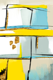 装饰画 抽象水彩画 油画