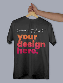 黑色男性短袖样机