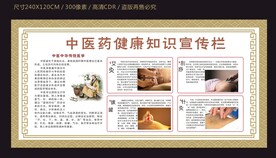 中医药健康知识宣传栏