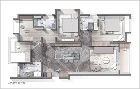 户型图 家配图 洋房图图片