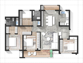 户型图 家配图 洋房图图片