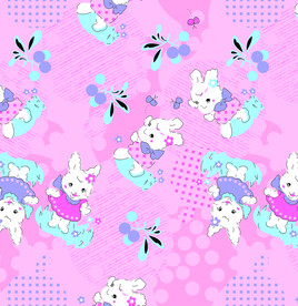 兔子 小花 爱心