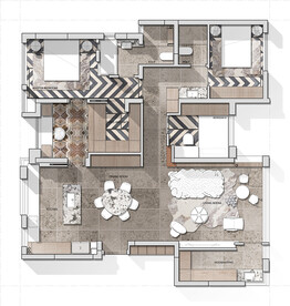 户型图 家配图 洋房图图片