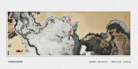 中国风玄关意境装饰画