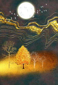 装饰画 新中式山水画