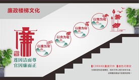 廉政楼梯文化墙
