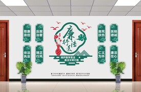 廉洁行医文化墙