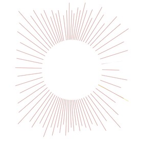 矢量太阳光线爆炸线条