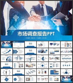 市场调查调研市调报告PPT