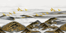 装饰画 新中式山水画