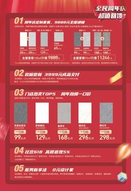 瓷砖周年庆宣传单
