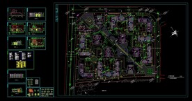 一套会所建筑图